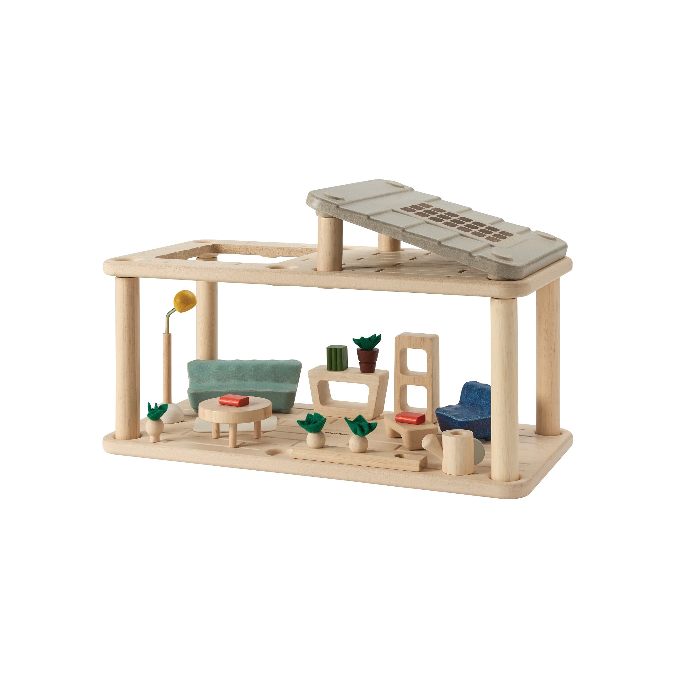 ชุดของเล่นไม้ PLANTOYS ห้องนั่งเล่นกระจก สำหรับเด็กอายุ 3 ปีขึ้นไป_0