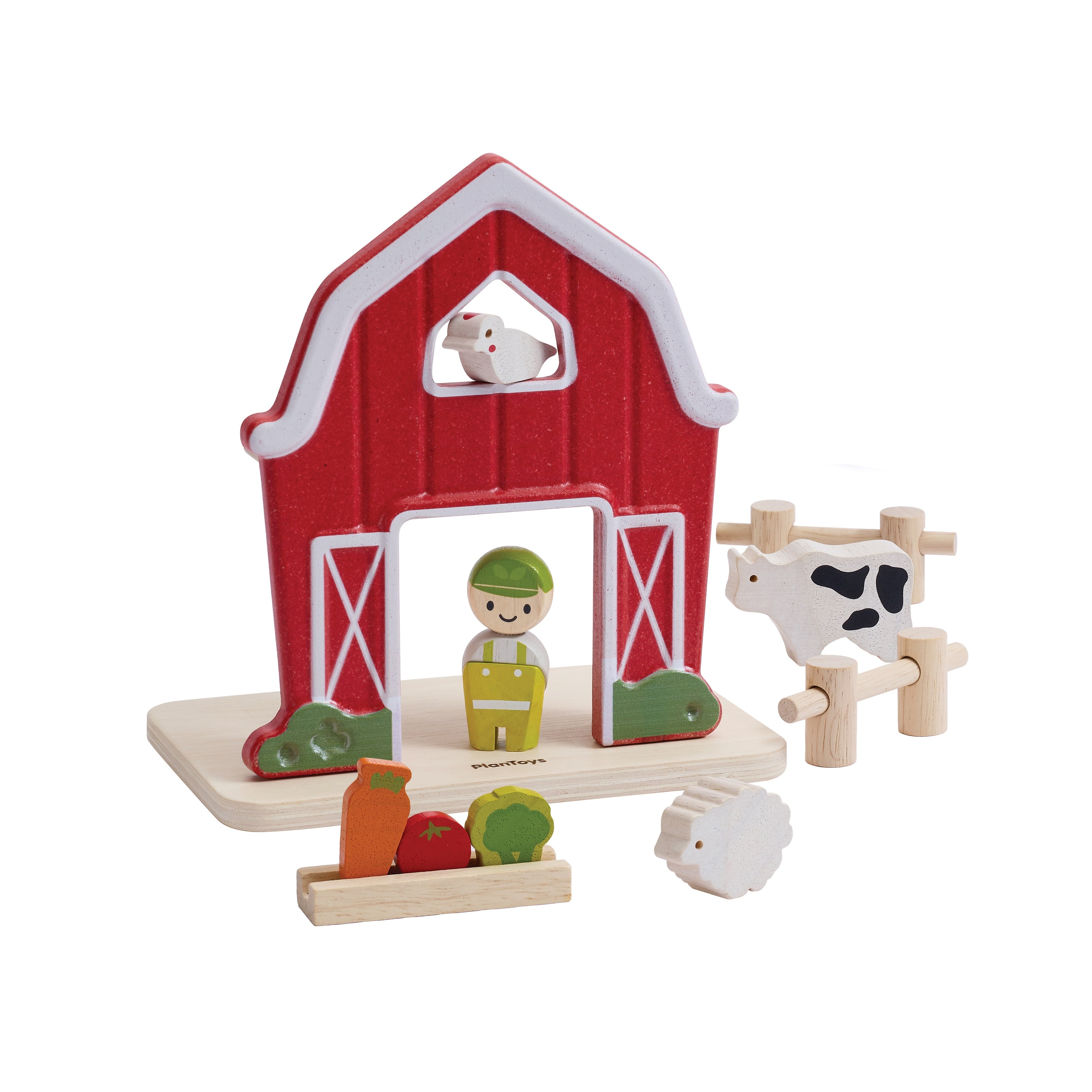 ชุดของเล่นไม้ PLANTOYS บ้านโรงนา สำหรับเด็กอายุ 3 ปีขึ้นไป_0