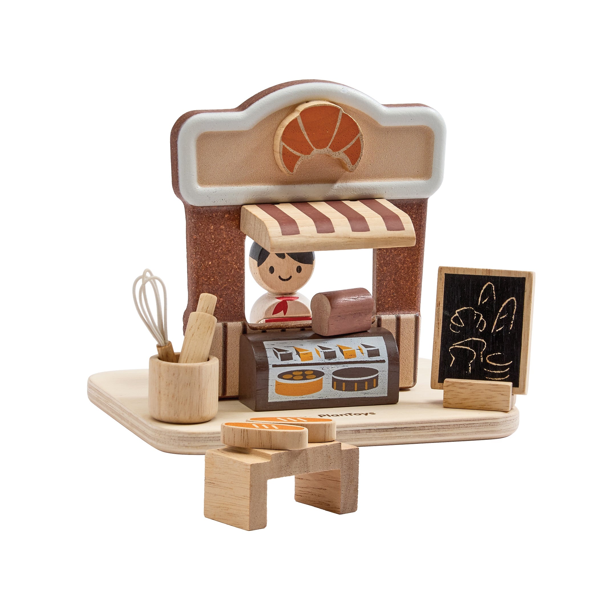 ชุดของเล่นไม้ PLANTOYS ร้านเบเกอรี่ สำหรับเด็กอายุ 3 ปีขึ้นไป_0