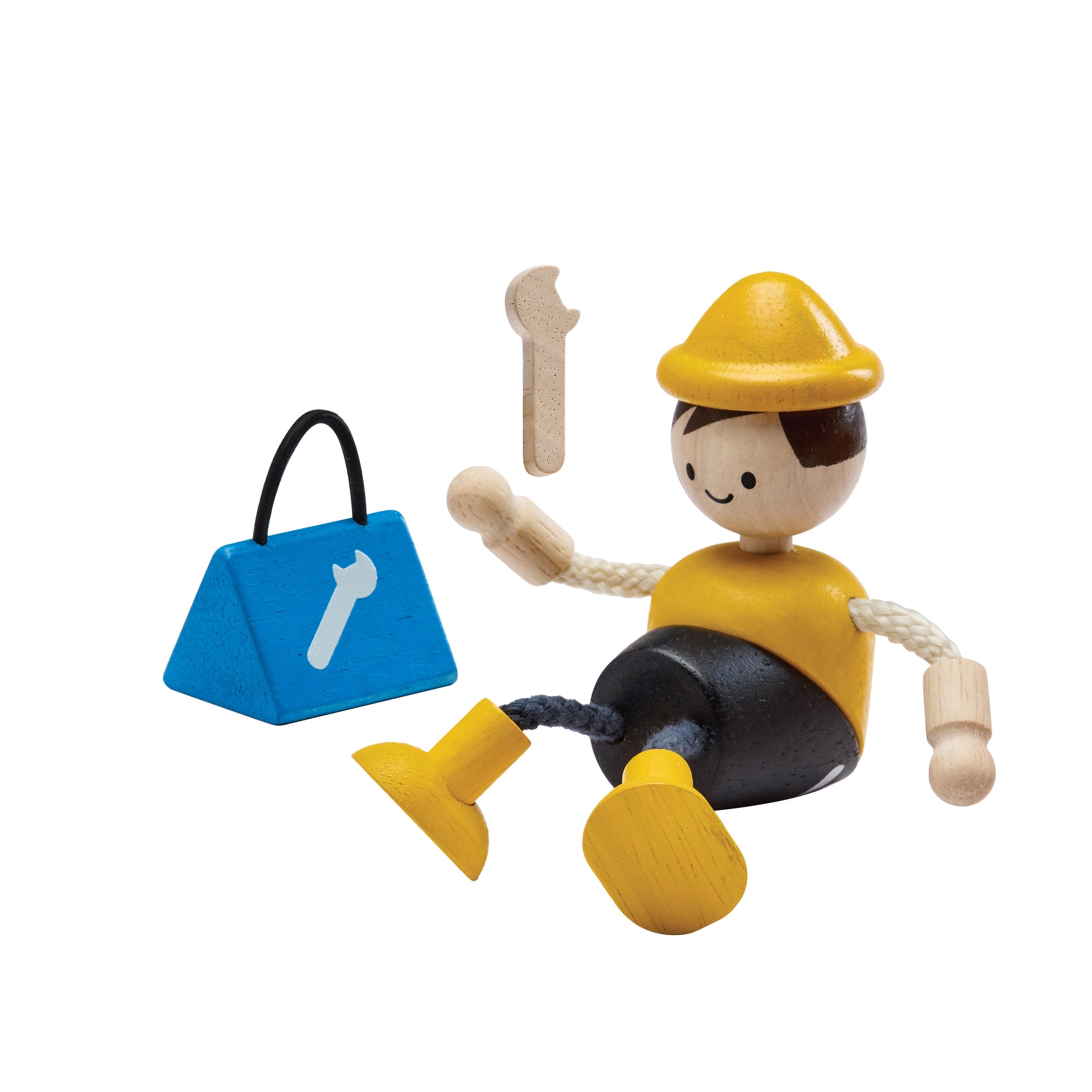 ชุดของเล่นไม้ PLANTOYS ตุ๊กตาช่างซ่อมบำรุง สำหรับเด็กอายุ 3 ปีขึ้นไป_0