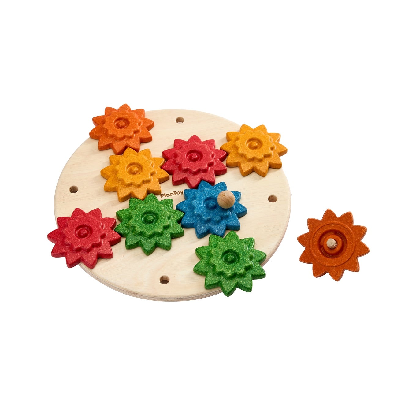 ชุดของเล่นไม้ PLANTOYS ชุดเฟืองหมุน สำหรับเด็กอายุ 12 เดือนขึ้นไป_0