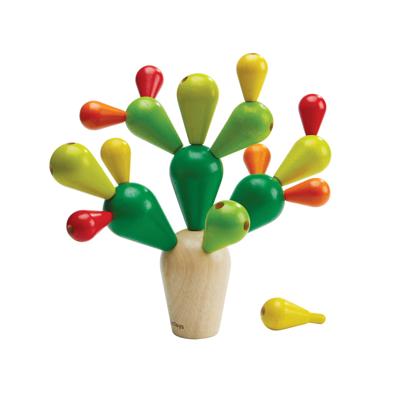 ชุดของเล่นไม้ PLANTOYS เกมกระบองเพชรฝึกสมดุล สำหรับเด็กอายุ  3-99  ปี_0
