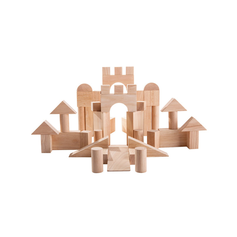 ชุดของเล่นไม้ PLANTOYS ชุดบล็อก 50 ชิ้น สำหรับเด็กอายุ 18 เดือนขึ้นไป_0