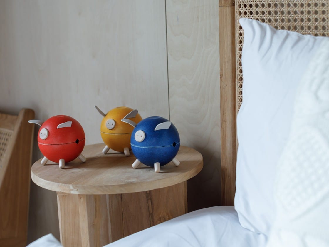 ชุดของเล่นไม้ PLANTOYS กระปุกออมสินหมู-สีเหลือง สำหรับเด็กอายุ 3 ปีขึ้นไป_5