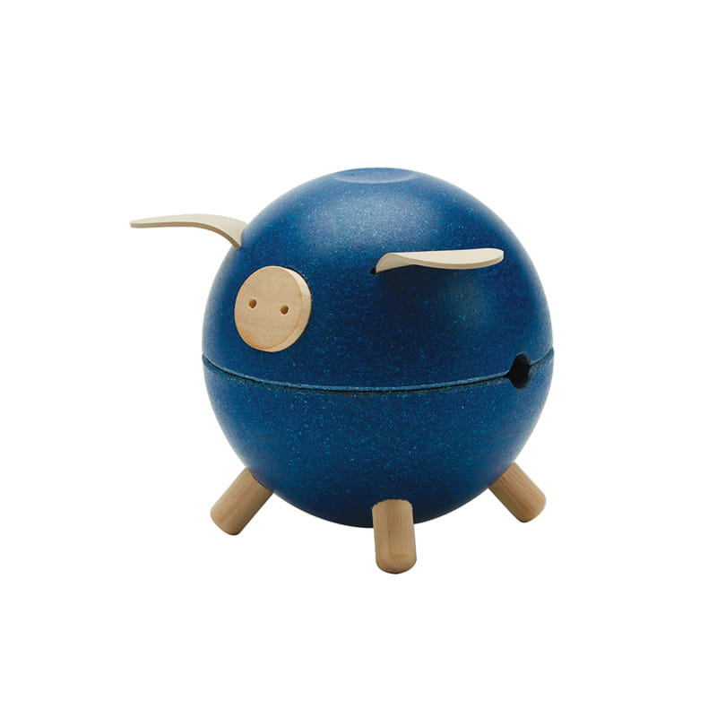 ชุดของเล่นไม้ PLANTOYS กระปุกออมสินหมู-สีน้ำเงิน สำหรับเด็กอายุ 3 ปีขึ้นไป_0