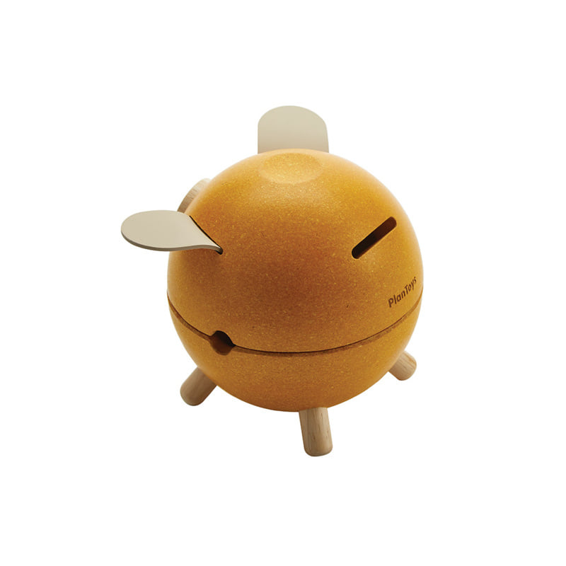 ชุดของเล่นไม้ PLANTOYS กระปุกออมสินหมู-สีเหลือง สำหรับเด็กอายุ 3 ปีขึ้นไป_2