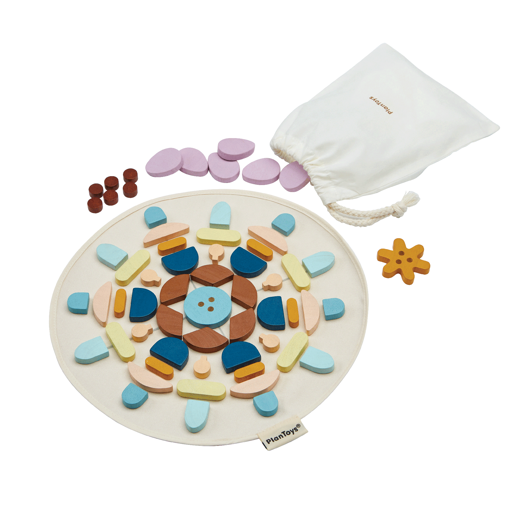 ชุดของเล่นไม้ PLANTOYS มันดาลา สำหรับเด็กอายุ  3-99 ปี_0