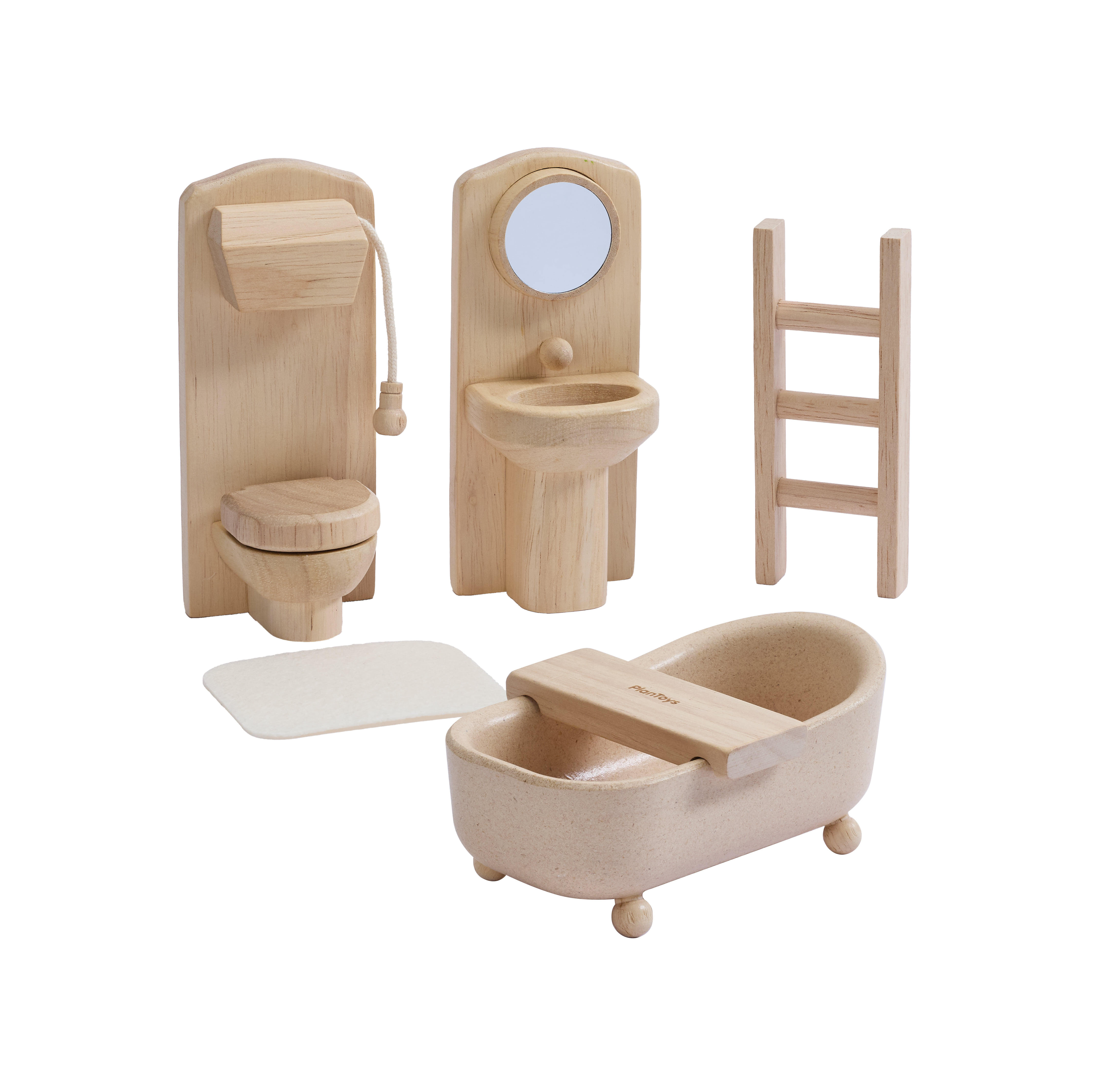 ชุดของเล่นไม้ PLANTOYS ห้องน้ำวิคตอเรียน สำหรับเด็กอายุ 3 ปีขึ้นไป_3