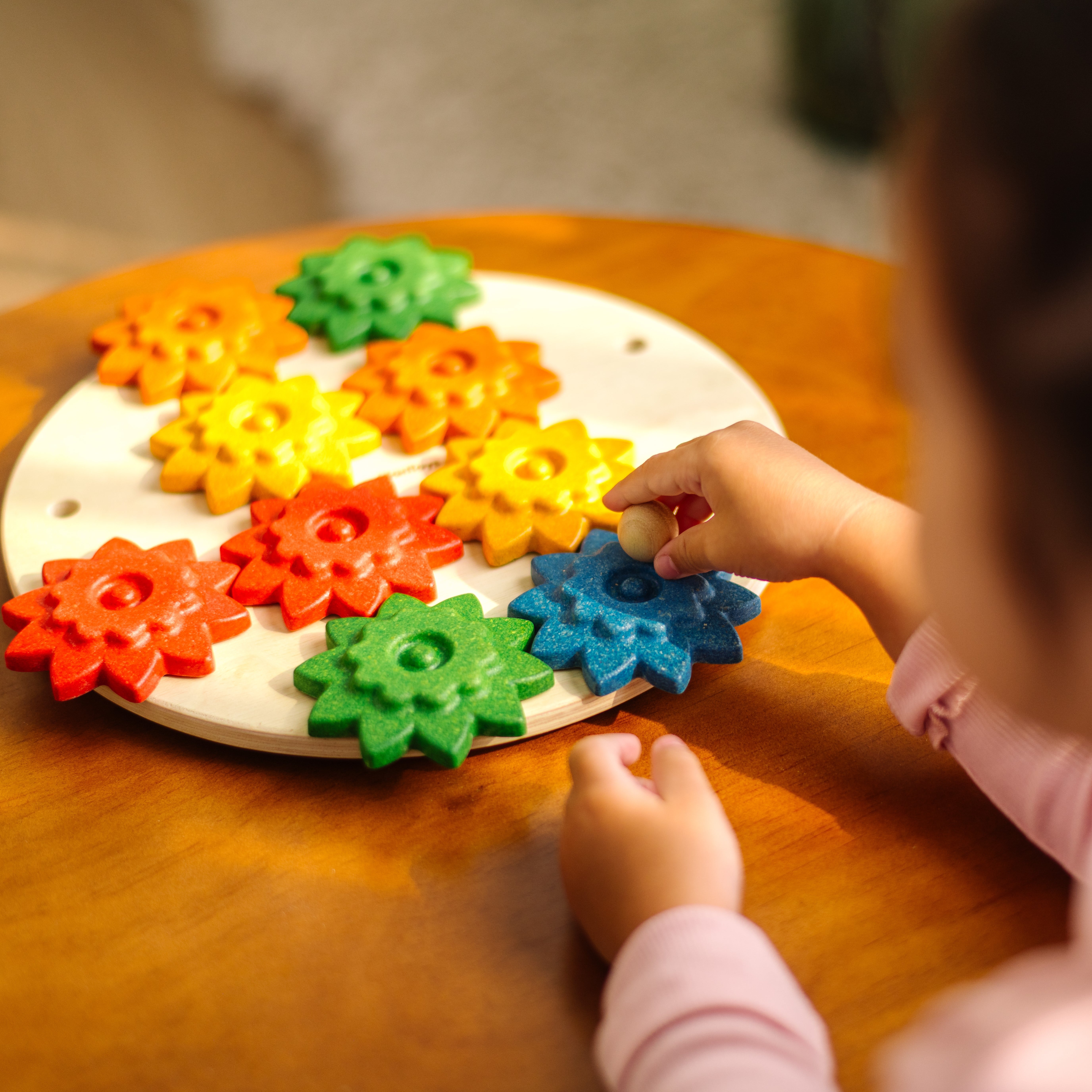 ชุดของเล่นไม้ PLANTOYS ชุดเฟืองหมุน สำหรับเด็กอายุ 12 เดือนขึ้นไป_3