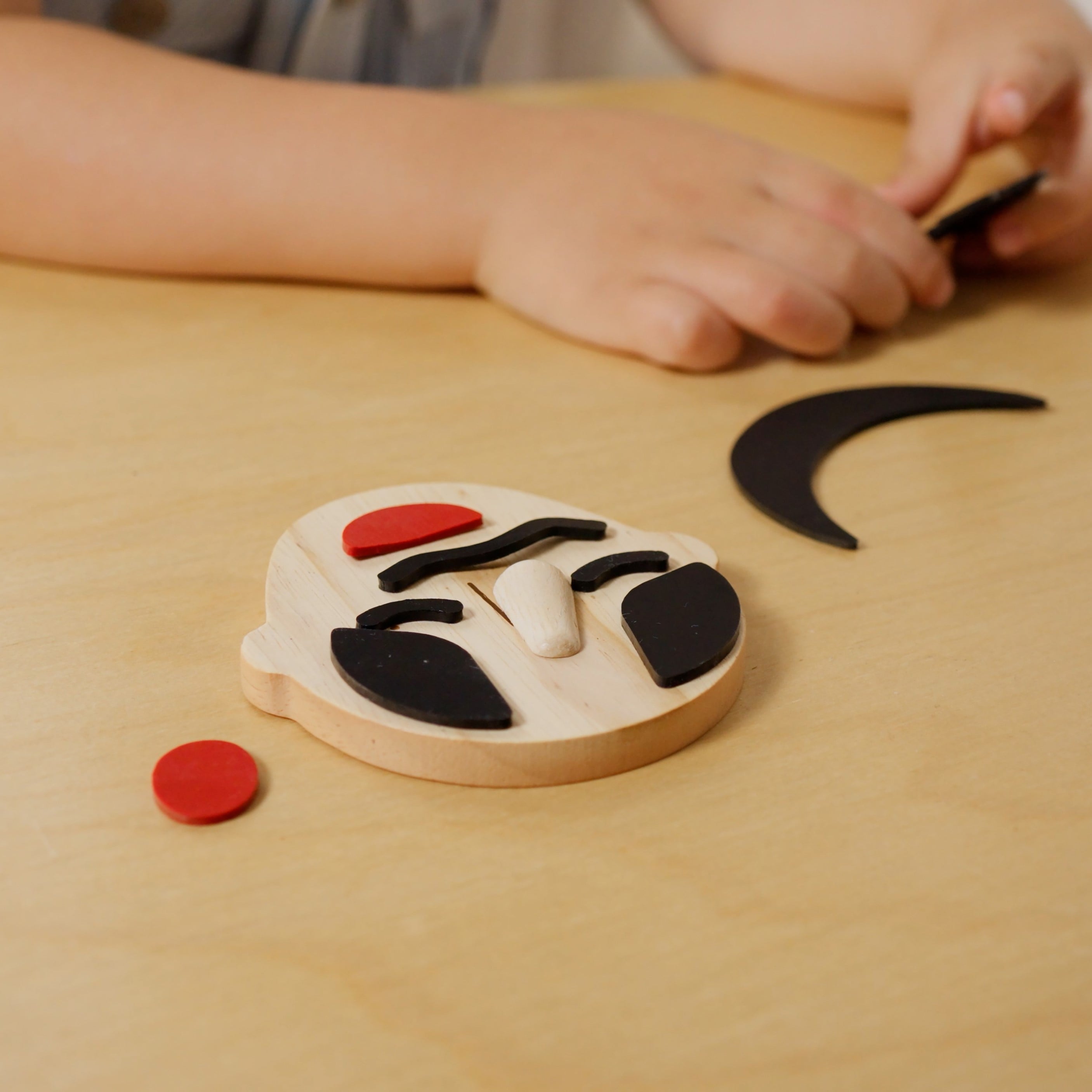 ชุดของเล่นไม้ PLANTOYS เกมสร้างหน้าสื่ออารมณ์ขนาดเล็ก สำหรับเด็กอายุ  3-99 ปี_3