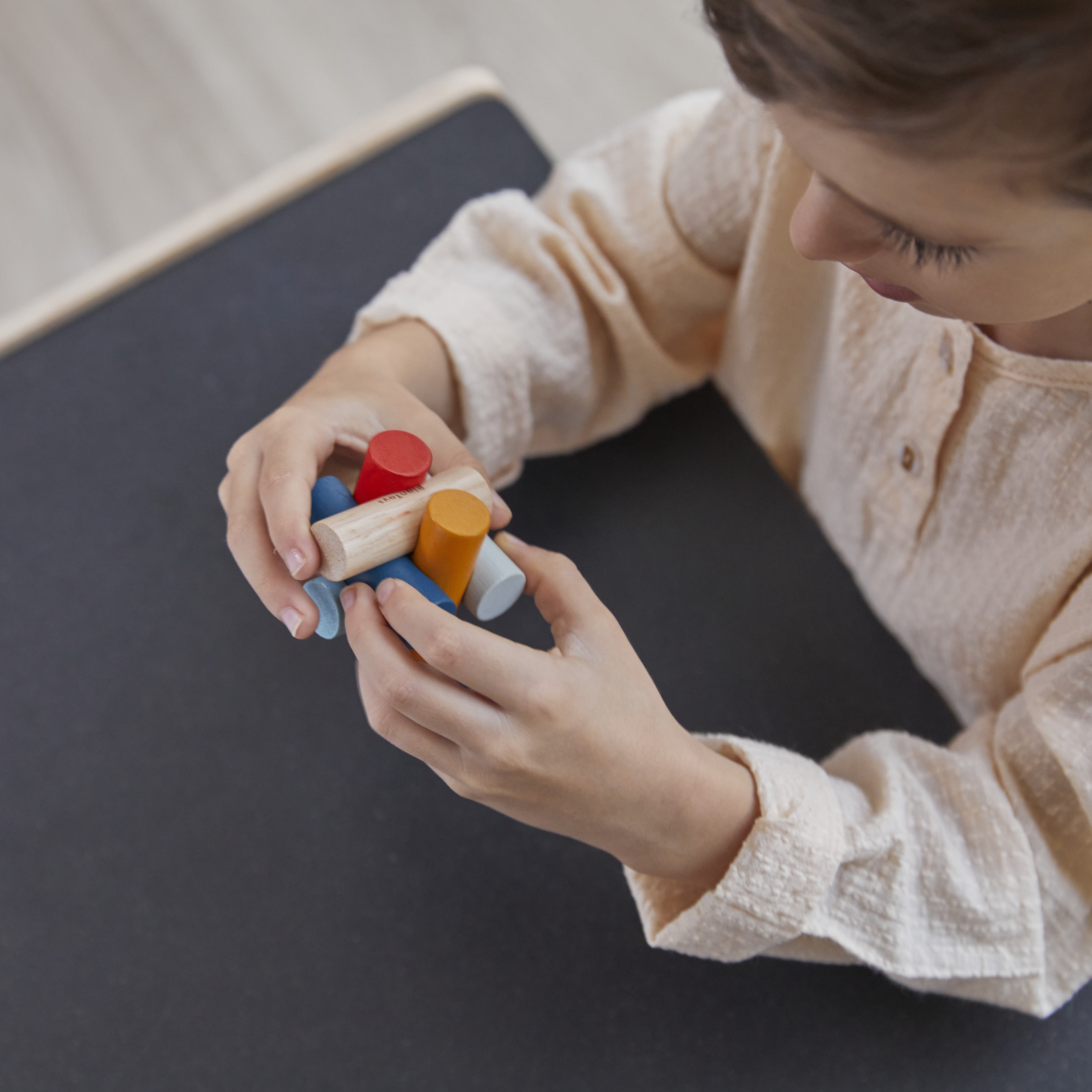 ชุดของเล่นไม้ PLANTOYS เกมเรียงท่อนไม้ - แปลนมินิ สำหรับเด็กอายุ 3 ปีขึ้นไป_3