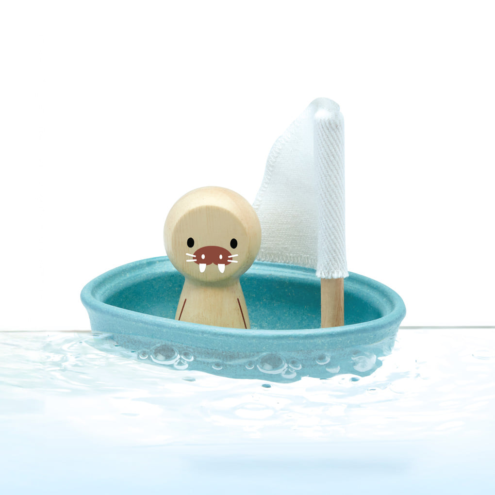 ชุดของเล่นไม้ PLANTOYS  เรือใบสิงโตทะเล - สีโมเดิร์นรัสติก สำหรับเด็กอายุ 12 เดือนขึ้นไป_4