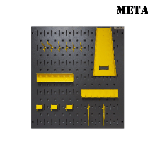 แผงแขวนเครื่องมือช่าง META HT-530-GR/TH-M-YL สีเทา/เหลือง_0