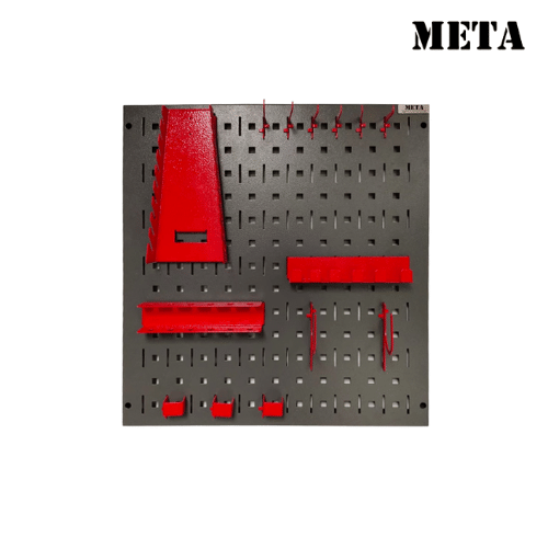 แผงแขวนเครื่องมือช่าง META HT-530-GR/TH-M-RD สีเทา/แดง_0