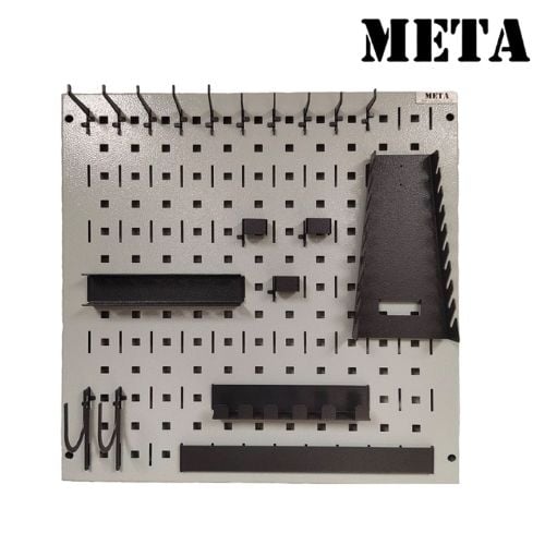 แผงแขวนเครื่องมือช่าง META HT-530-WH/TH-M-GR สีขาว/เทา_0
