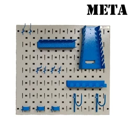 แผงแขวนเครื่องมือช่าง META HT-530-WH/TH-M-BL สีขาว/ฟ้า_0