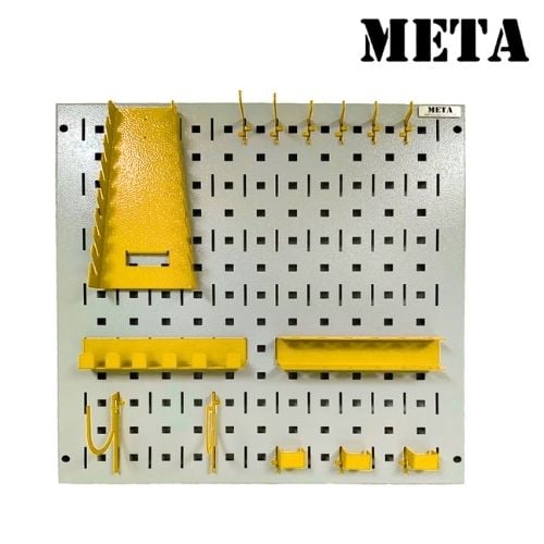 แผงแขวนเครื่องมือช่าง META HT-530-WH/TH-M-YL สีขาว/เหลือง_0