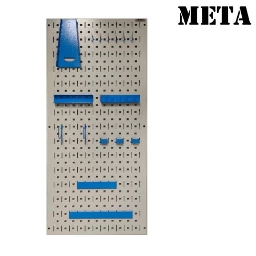 แผงแขวนเครื่องมือช่าง META HT-1135-WH/TH-L-BL สีขาว/ฟ้า_0