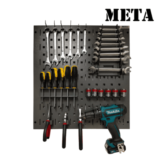 แผงแขวนเครื่องมือช่าง META HT-530-GR/TH-M-GR สีเทา_1