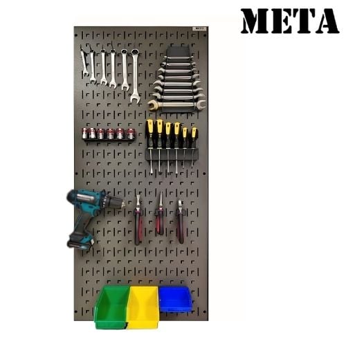 แผงแขวนเครื่องมือช่าง META HT-1135-GR/TH-L-GR สีเทา/เทา_1