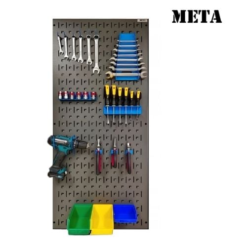 แผงแขวนเครื่องมือช่าง META HT-1135-GR/TH-L-BL สีเทา/ฟ้า_1