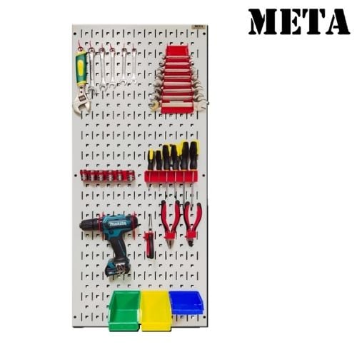แผงแขวนเครื่องมือช่าง META HT-1135-WH/TH-L-RD สีขาว/แดง_1