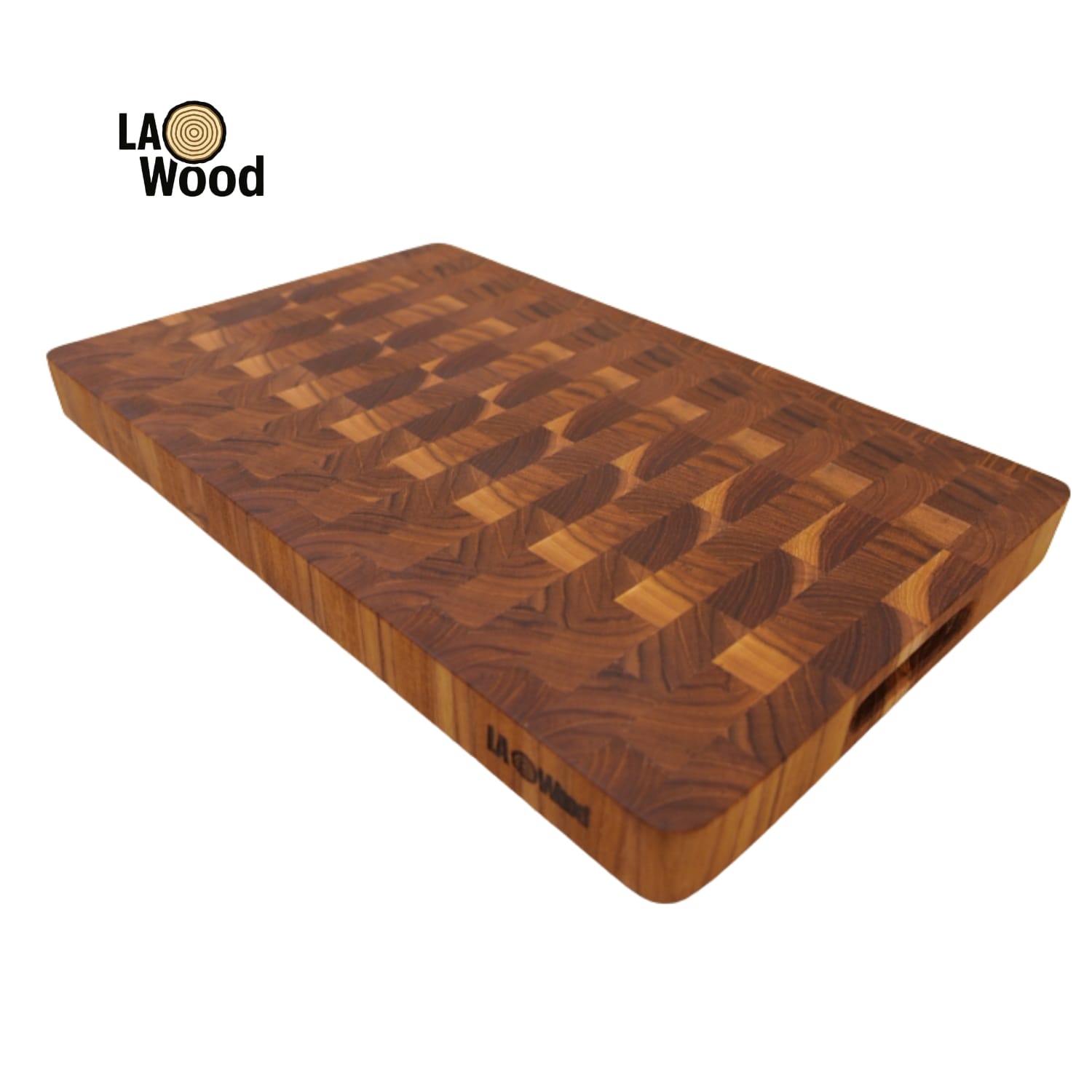 เขียงไม้สักแท้ END GRAIN LAOWOOD รุ่น CB09  ขนาด 3.0 × 24 × 38 ซม._0