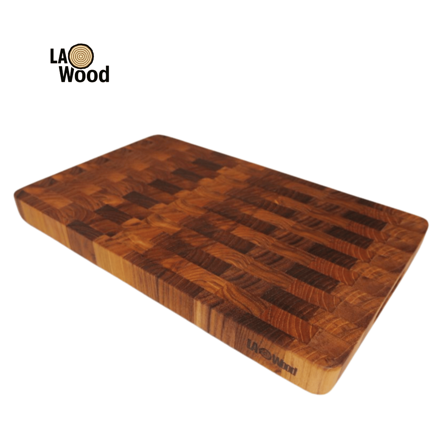 เขียงไม้สักแท้ END GRAIN LAOWOOD รุ่น CB06 แบบเรียบ ขนาด 3×28×34 ซม._0