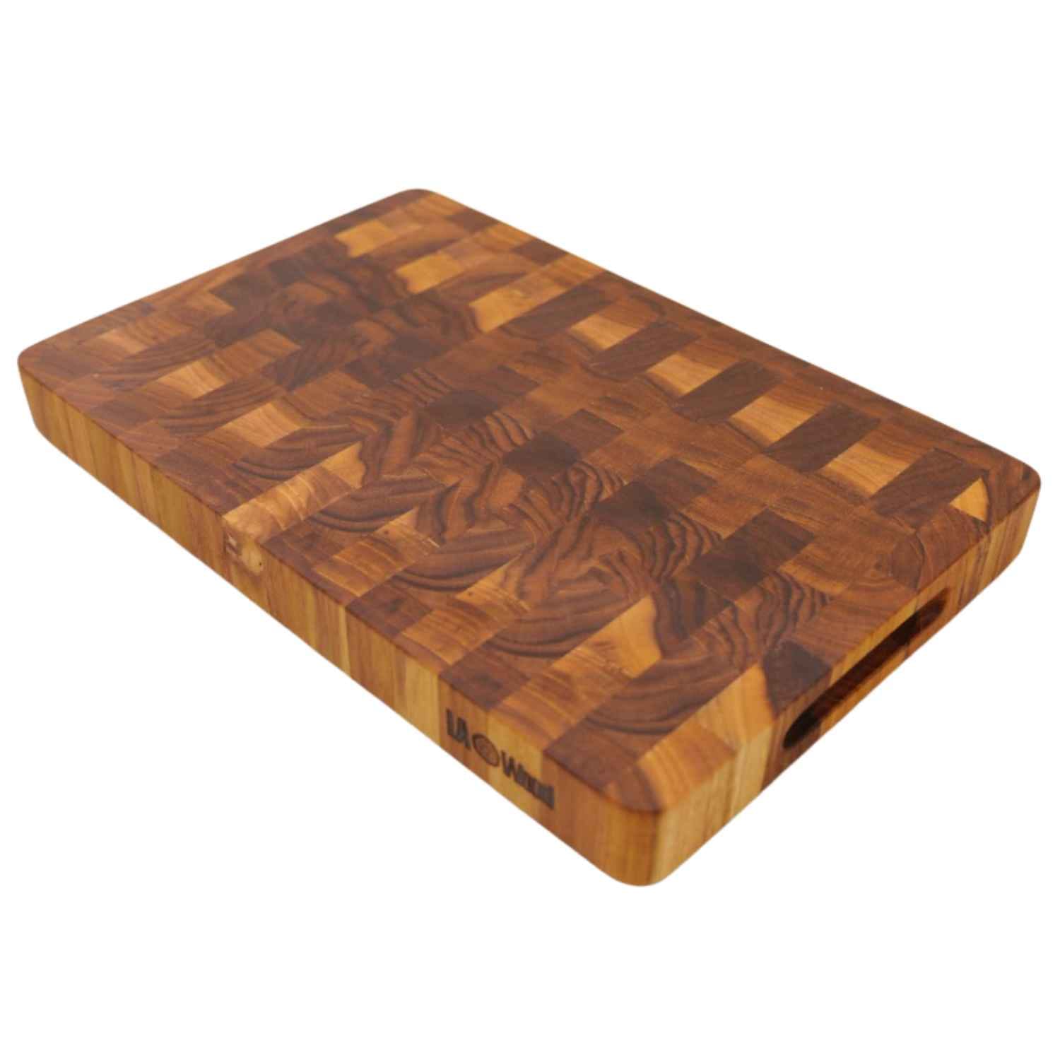 เขียงไม้สักแท้ END GRAIN LAOWOOD รุ่น CB08S ขนาด 3×20×30 ซม._0