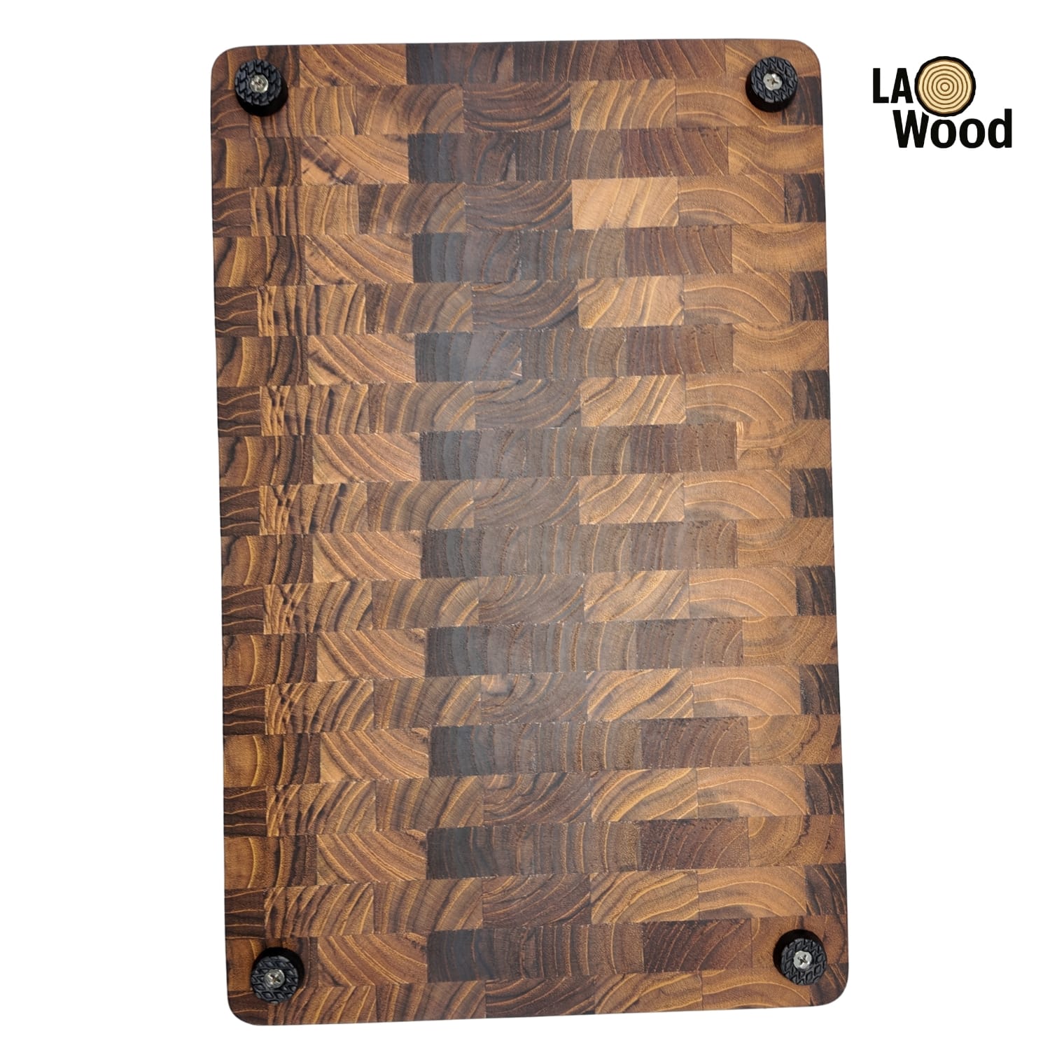 เขียงไม้สักแท้ END GRAIN LAOWOOD รุ่น CB09-1 มีร่อง ขนาด 3.0 × 24 × 38 ซม_2