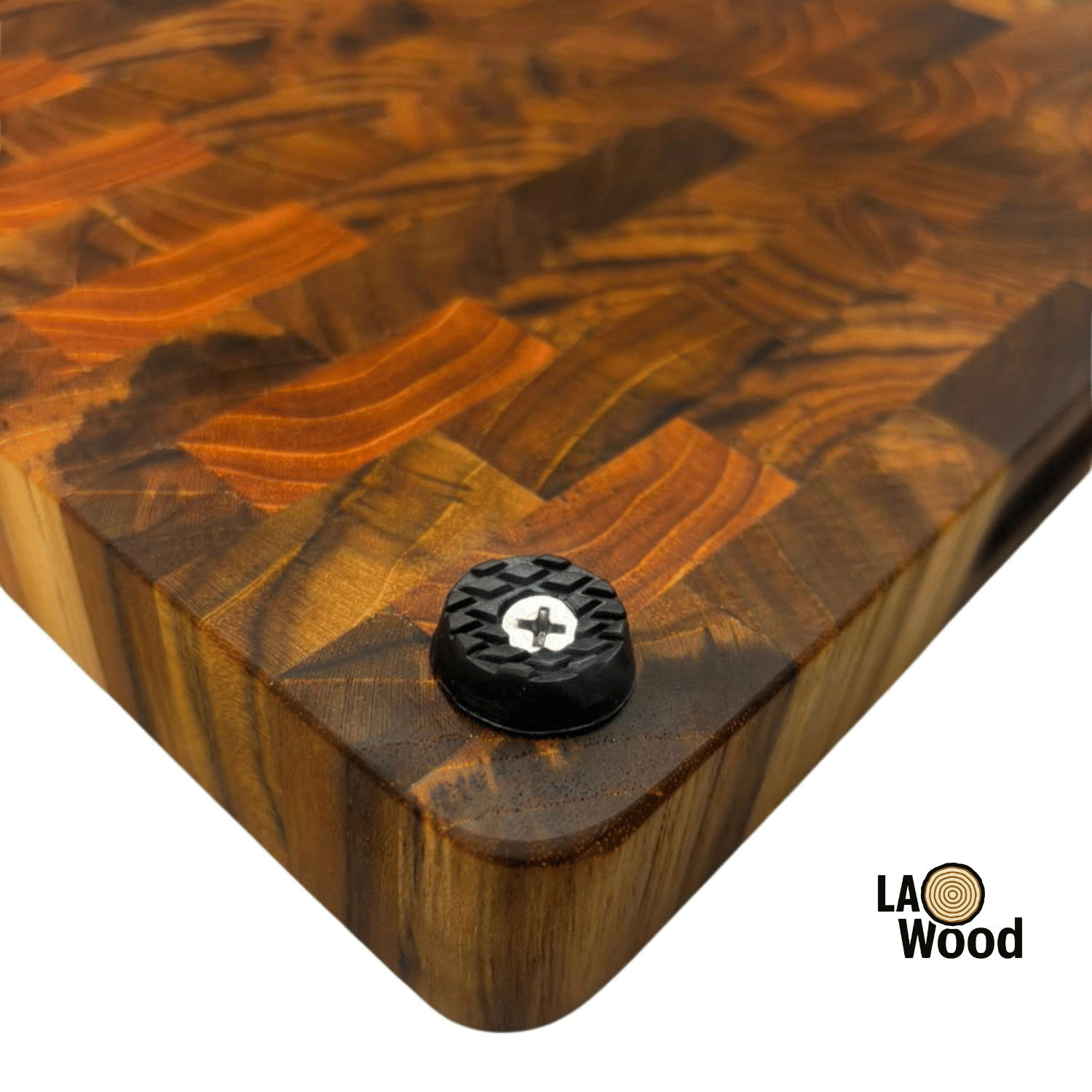 เขียงไม้สักแท้ END GRAIN LAOWOOD รุ่น CB08 ไม่มีร่อง ขนาด 2.8 × 24 × 38_2