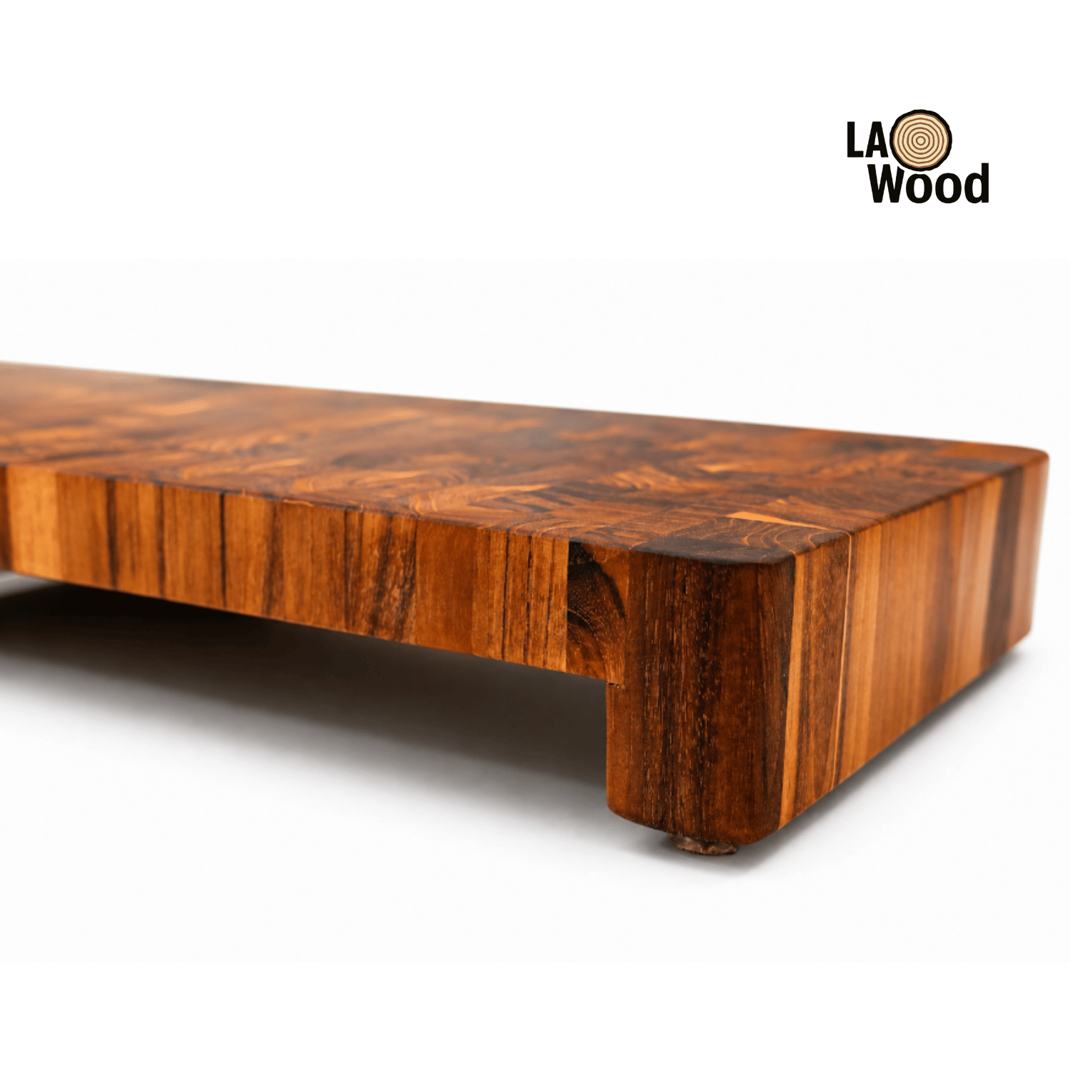 เขียงไม้สักแท้ END GRAIN LAOWOOD ขนาด 6 × 24 × 38 ซม._3