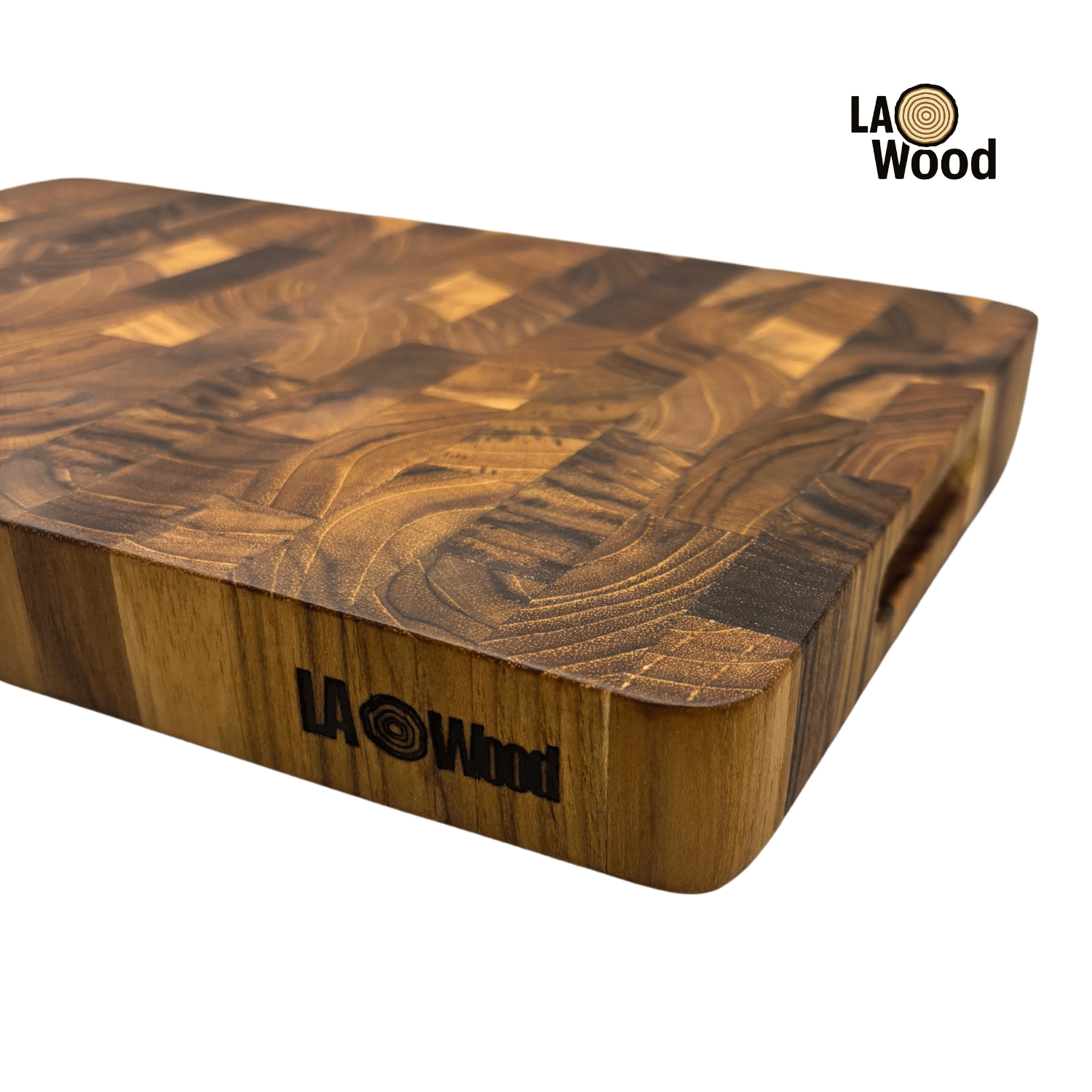 เขียงไม้สักแท้ END GRAIN LAOWOOD รุ่น CB08S ขนาด 3×20×30 ซม._3