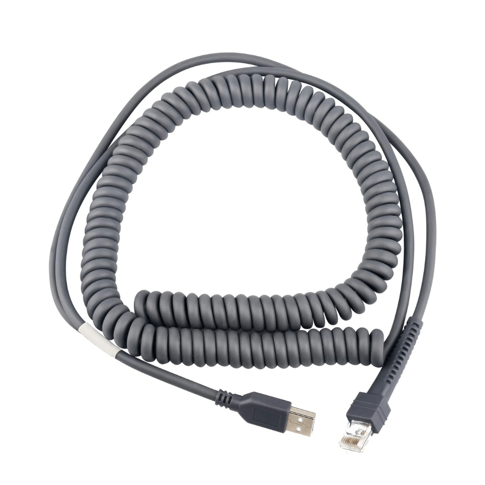 สายเครื่องสแกนบาร์โค้ด ZEBRA CBA-U01-C10ZAR 3ม. สายเกลียว_0