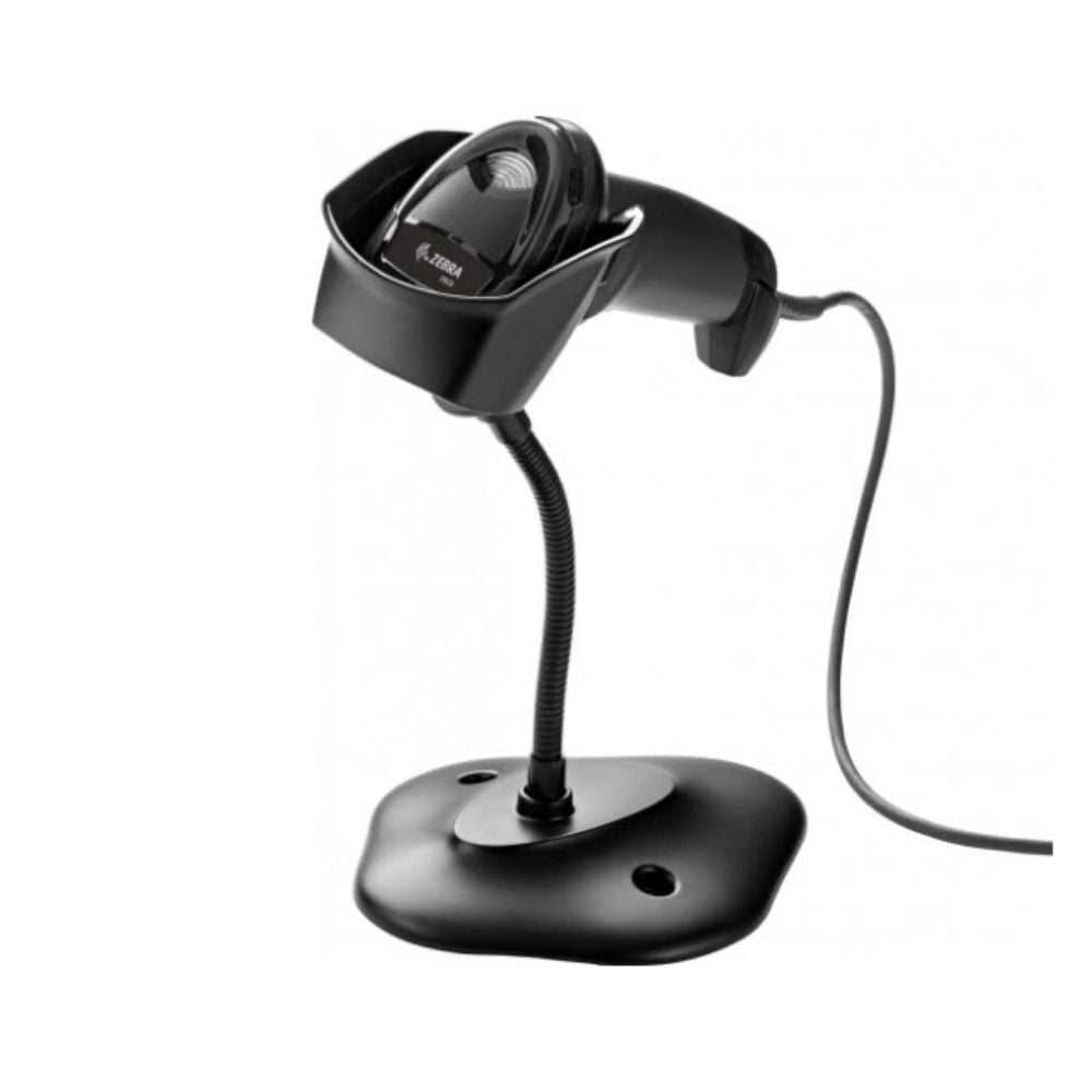 เครื่องสแกนบาร์โค้ด พร้อมขาตั้ง ZEBRA DS4608 USB สีดำ_4