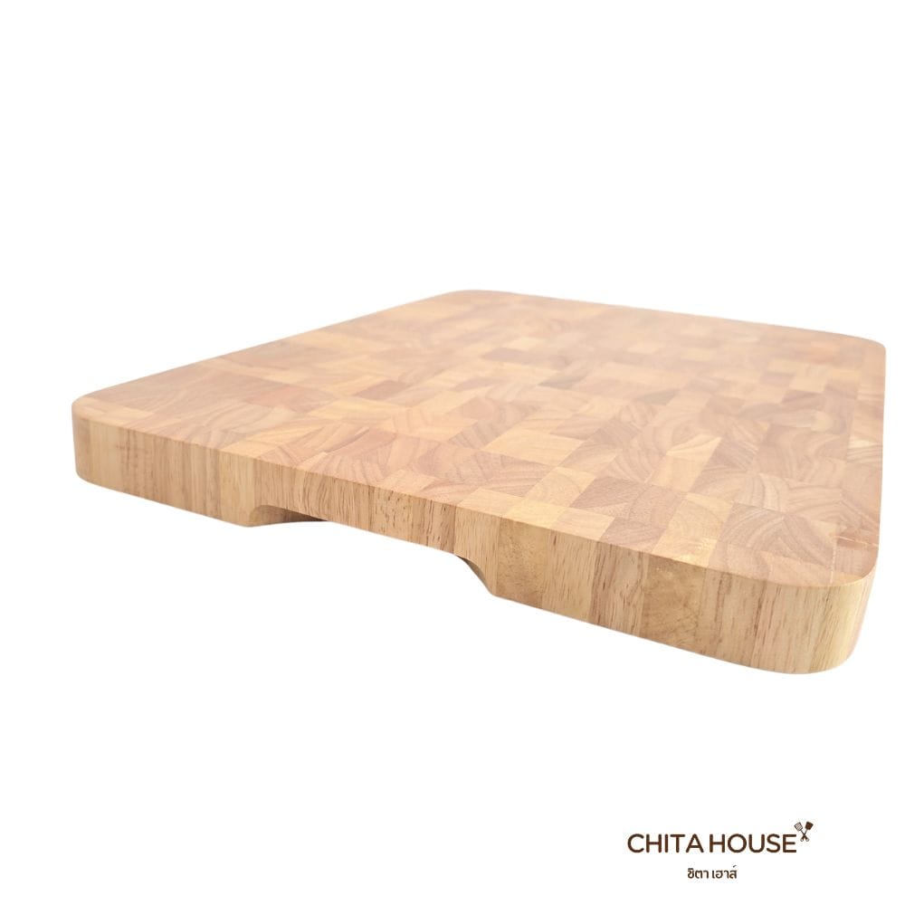 เขียงไม้เอนเกรนไม้ยางพารา CHITA HOUSE G-0890 30X40 ซม._3