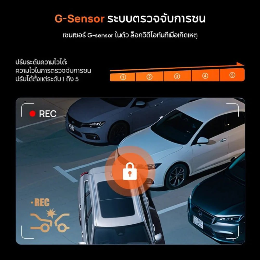 กล้องติดรถยนต์ 70MAI T400 SET_5