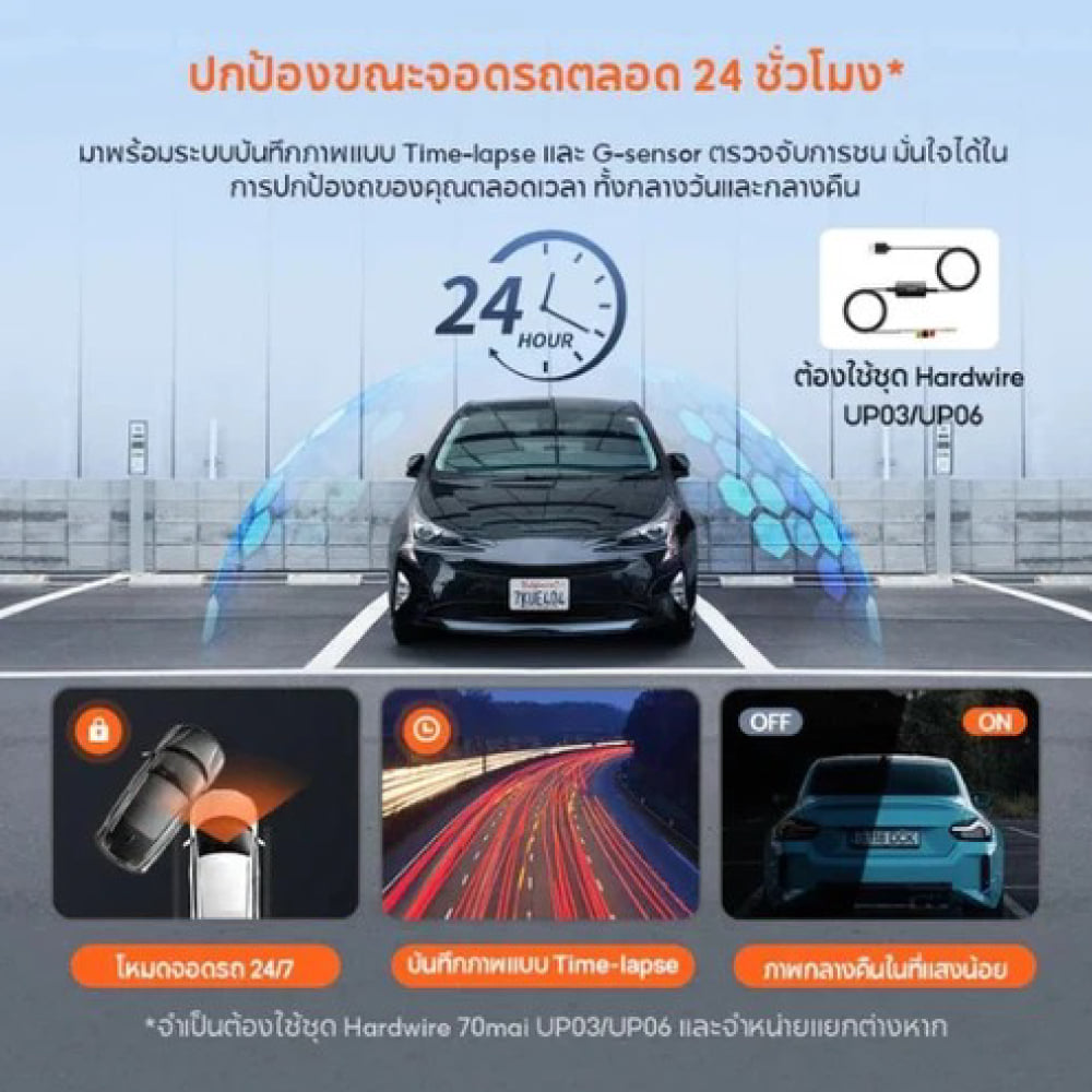 กล้องติดรถยนต์ 70MAI A410_6