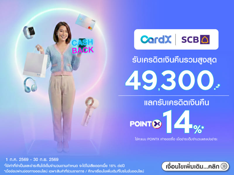 สิทธิพิเศษบัตรเครดิต Card X