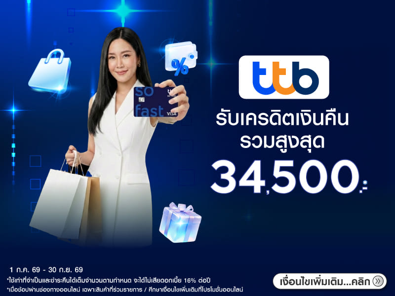 สิทธิพิเศษบัตรเครดิต ttb