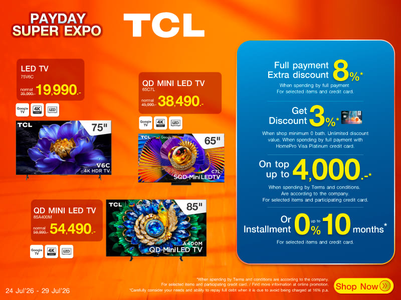 TV TCL PAYDAY SUPER EXPO