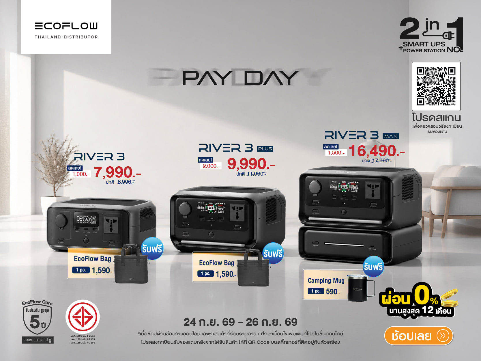 Eco Flow River 3-Payday